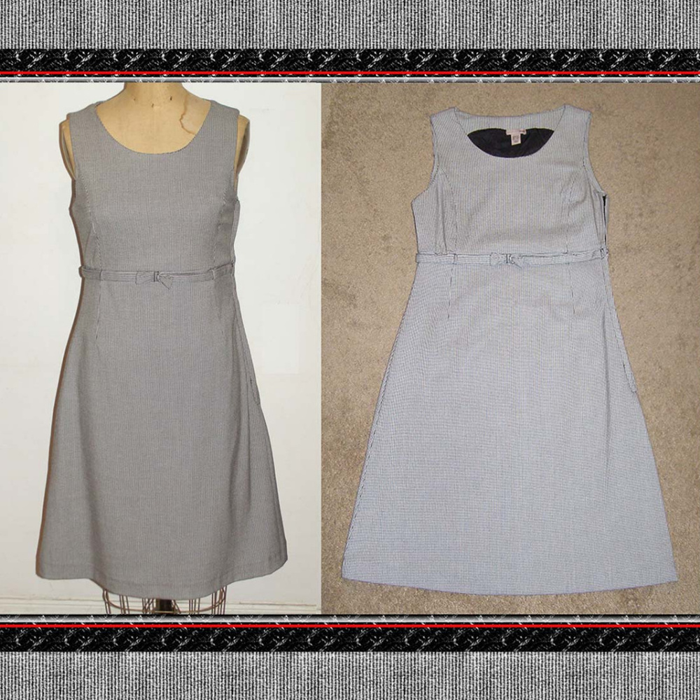 NWOT Cute H&M Shift Houndstooth Mod Dress size 10